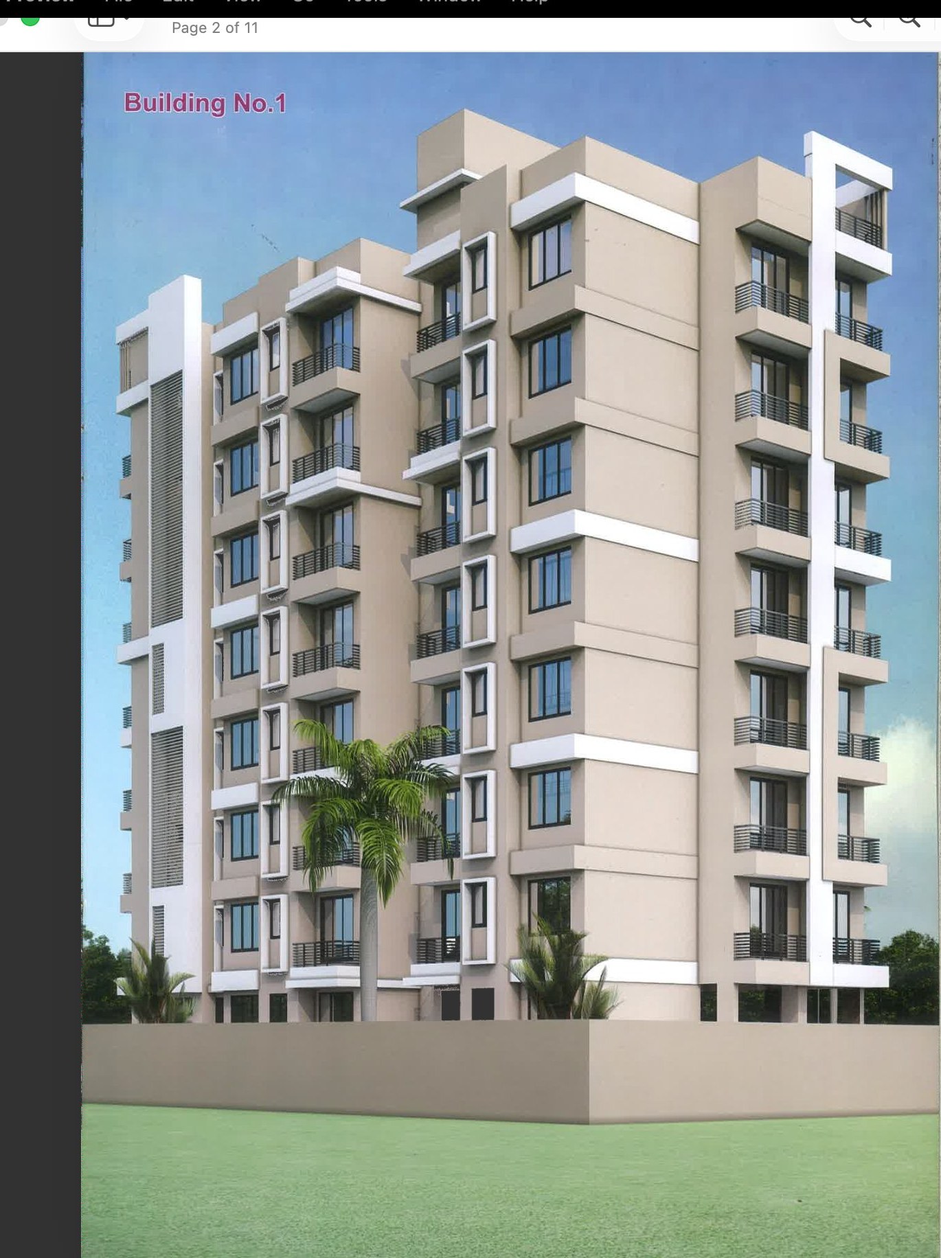 Building No. 1 — Elevation