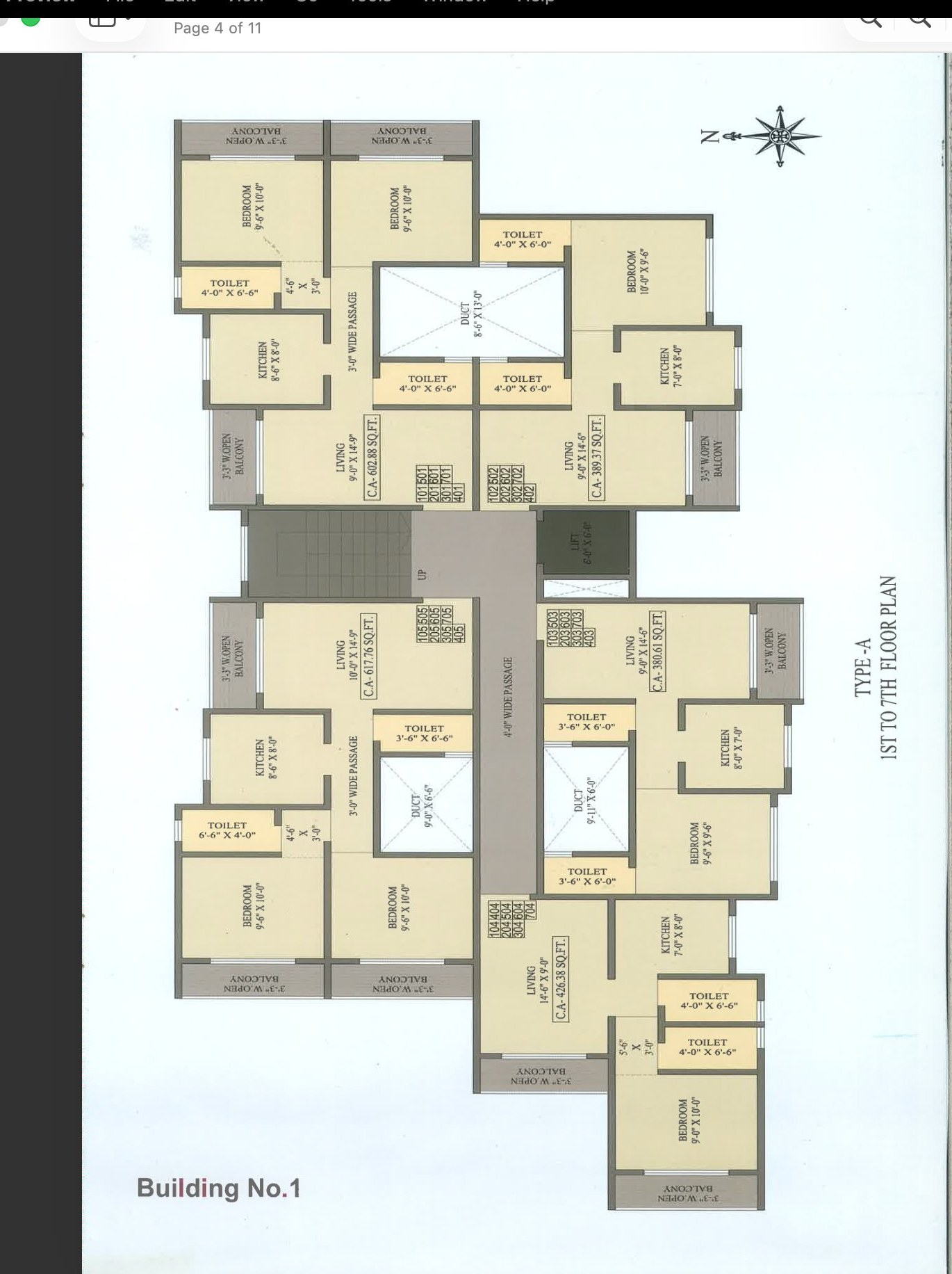 Building No. 1 — Side View